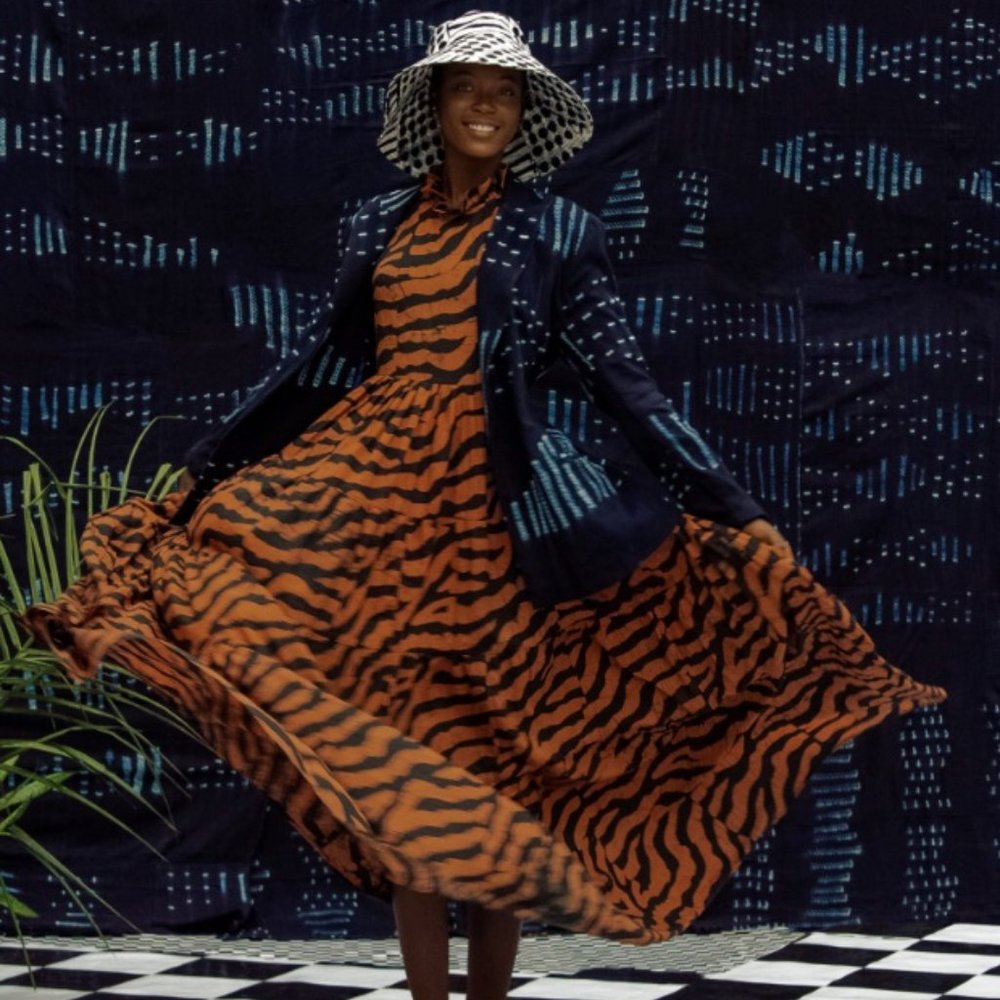 ❌SOLD❌ STUDIO 189 x J.CREW NWT Limited Edition Animal Print Midi Dress Sz Medium - Picture 2 of 11